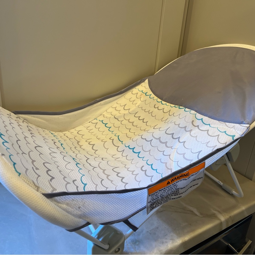 The First Years Sure Comfort Folding Baby Bather – For Sink or Tub Use